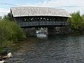 May 23, 2007 - Ashland, New Hampshire.<br />Covered bridge build in 1990 by Milton S. Graton over the Squam River.<br />N 43 43' 07.66", W 71 37' 08.15".