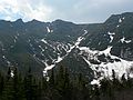 May 24, 2007 - Tuckerman Ravine Trail, Pinkham Notch, New Hampshire.<br />Looking at Hillman Highway from Hermit Lake area.