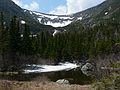 May 24, 2007 - Tuckerman Ravine Trail, Pinkham Notch, New Hampshire.<br />Looking at Tuckerman Ravine from Hermit Lake area.