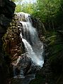 May 25, 2007 - The Flume, Franconia Notch, New Hampshire.<br />45 foot tall Avalanche Falls at the top of the gorge.