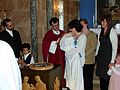 May 27, 2007 - Vogar, Iceland.<br />Markús' christening.<br />Eric, Guðjón, pastor, Markús, Inga, and more.