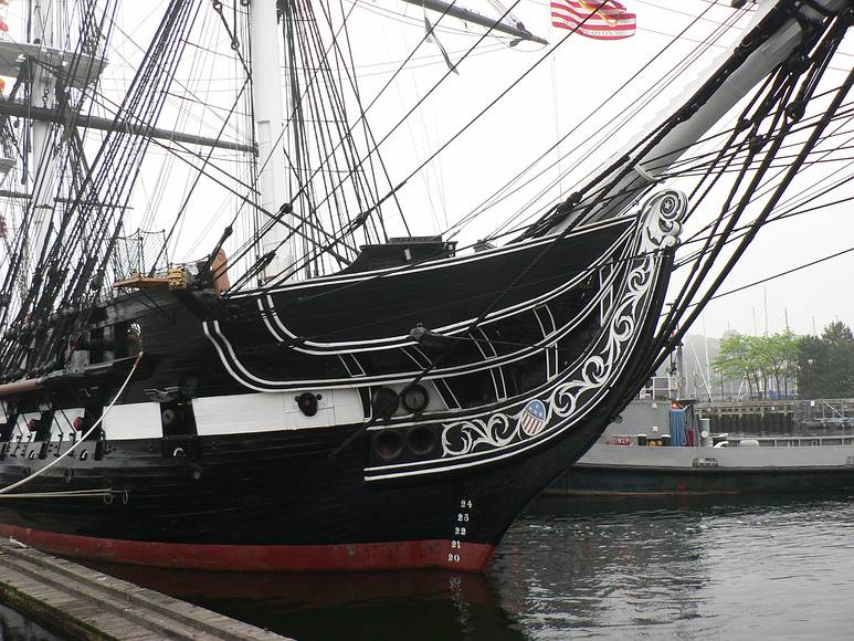 June 9, 2007 - Charlestown, Massachusetts.<br />USS Constitution turnaround trip to Castle Island.