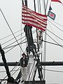 June 9, 2007 - Boston Harbor, Massachusetts.<br />USS Constitution turnaround trip to Castle Island.