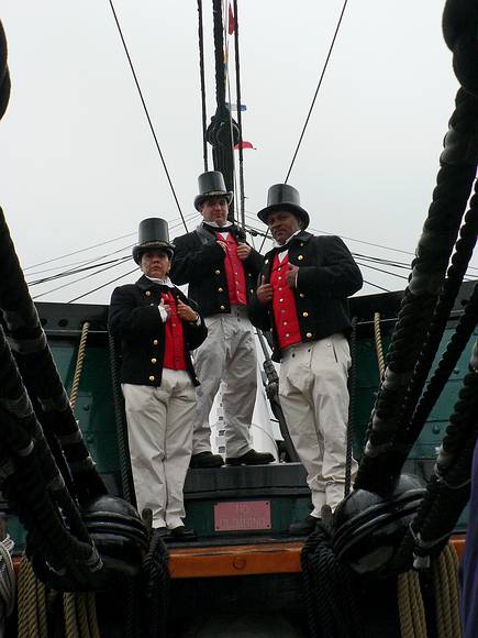 June 9, 2007 - Boston Harbor, Massachusetts.<br />USS Constitution turnaround trip to Castle Island.