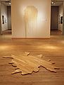 June 22, 2007 - Housatonic Museum of Art, Bridgeport, Connecticut.<br />Two tree footprints by Joyce.