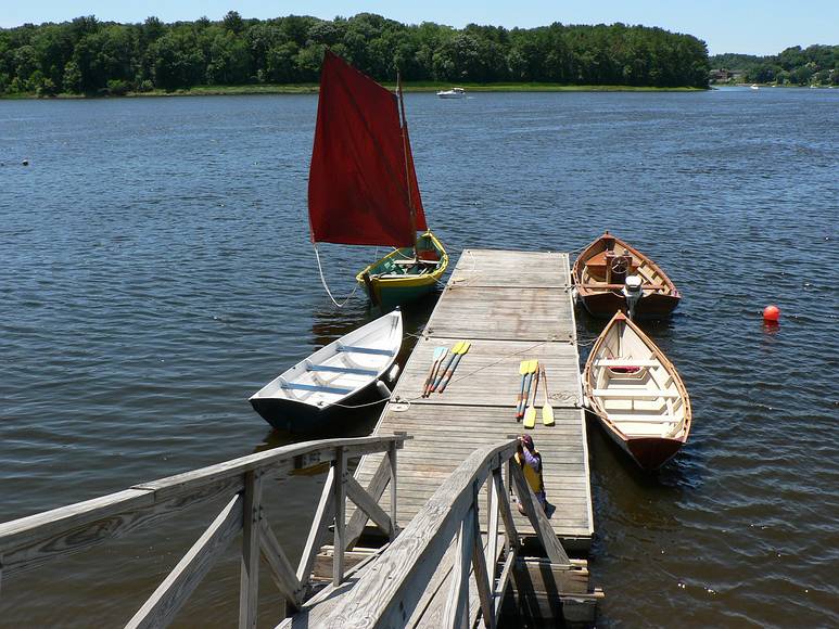 June 24, 2007 - Spring Launch at Lowell's Boat Shop in Amesbury, Massachusetts.
