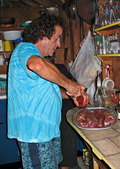 July 1, 2007 - Lawrence, Massachusetts.<br />Matthew's 1st birthday celebration.<br />Paul, the master chef.