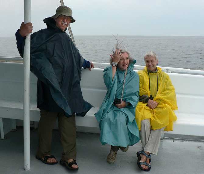 July 9, 2007 - Off the coast of Massachusetts.<br />A whale and bird watch trip in the Prince of Whale out of Newburyport.<br />Ronnie, Joyce, and Baiba.