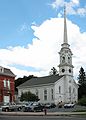July 13, 2007 - Lee, Massachusetts.<br />Lee is supposed to have the tallest wooden steeple in the country.<br />Could this be it?