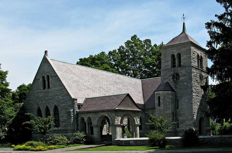 July 14, 2007 - Stockbridge, Massachusetts.<br />Saint Paul's protestant episcopal church, 1834.