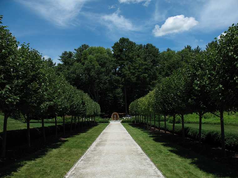July 14, 2007 - At Edith Wharton's The Mount, Lenox, Massachusetts.