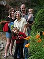 July 21, 2007 - Mendon, Massachusetts.<br />At Carl and Holly's.<br />Holly, Miranda, Joyce, Carl, and Matthew.