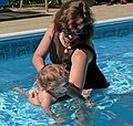 July 22, 2007 - Lawrence, Massachusetts.<br />At Marie's pool to celebrate Holly's birthday.<br />Now it's Holly's turn to play with Matthew.