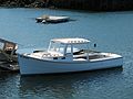 August 5, 2007 - Boothbay Harbor, Maine.<br />Lobster fishing boat.