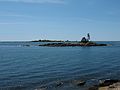 August 5, 2007 - Ocean Point, East Boothbay, Maine.<br />Green Island with Ram and Fisherman Islands in the background.