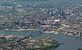 August 11, 2007 - Philadelphia, Pennsylvania.<br />The bridge is the Benjamin Franklin Bridge over the Delaware River.<br />On Southwest Airlines flight from Manchester, NH to Oakland, CA.