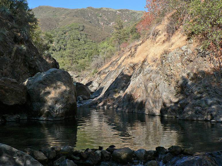 August 13, 2007 - Above Potwisha Campground, Sequoia National Park, California.<br />Marble Fork of the Kaweah River.
