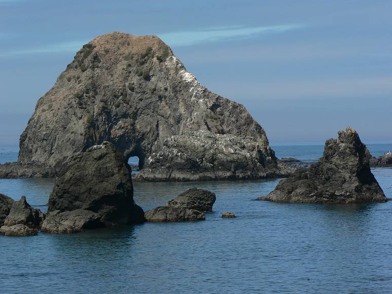 August 19, 2007 - Jenner, California.<br />Views from Jenner Beach.