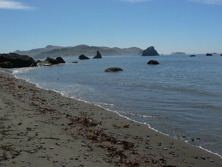 August 19, 2007 - Jenner, California.<br />Views from Jenner Beach.