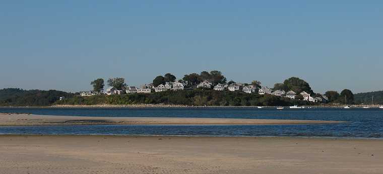 Sept. 25, 2007 - Sandy Point State Reservation, Plum Island, Massachusetts.<br />Looking across Plum Island Sound to Little Neck in Ipswich.