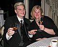 Oct. 26, 2007 - Atlantic Beach Club, Middletown, Rhode Island.<br />Katrina's and Todd's wedding reception.<br />Keith and Laila.