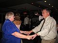 Oct. 26, 2007 - Atlantic Beach Club, Middletown, Rhode Island.<br />Katrina's and Todd's wedding reception.<br />I think this is my only photo of Edite and Ulids dancing.