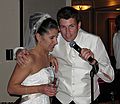 Oct. 26, 2007 - Atlantic Beach Club, Middletown, Rhode Island.<br />Katrina's and Todd's wedding reception.<br />Katrina and Todd.