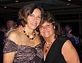 Oct. 26, 2007 - Atlantic Beach Club, Middletown, Rhode Island.<br />Katrina's and Todd's wedding reception.<br />Diane and her sister Carol.