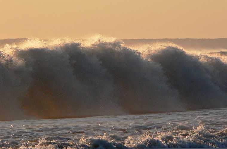 Nov. 4, 2007 - Parker River National Wildlife Refuge, Plum Island, Massachusetts.<br />The morning after the storm along the beach off parking lot # 3.