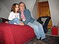 Dec. 8, 2007 - Merrimac, Massachusetts.<br />Miranda and Joyce looking at what Matthew is up to.