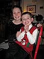 Dec. 22, 2007 - At Paul and Norma's in Tewksbury, Massachusetts.<br />Kylie and Zachary.