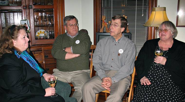 Dec. 26, 2007 - Merrimac, Massachusetts.<br />Priscilla, Uldis, Juris, and Edite.