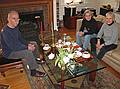 March 16, 2008 - Baltimore, Maryland.<br />Ronnie, Joyce, and Baiba enjoying the afternoon coffee (and water) break.