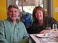 March 23, 2008 - Easter dinner at Paul and Norma's, Tewksbury, Massachusetts.<br />Jim and Marilyn.