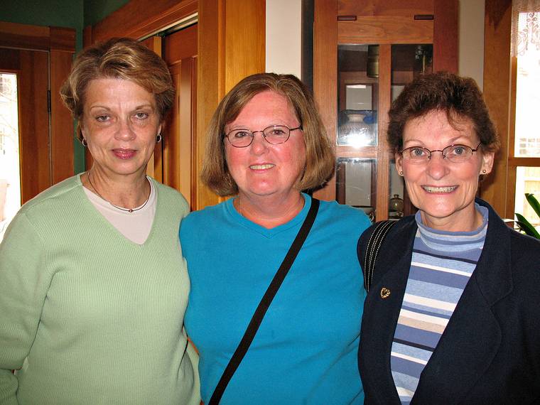 April 13, 2008 - Merrimac, Massachusetts.<br />Joyce's High School class get together.<br />Barbara, Bunny, and Diane.