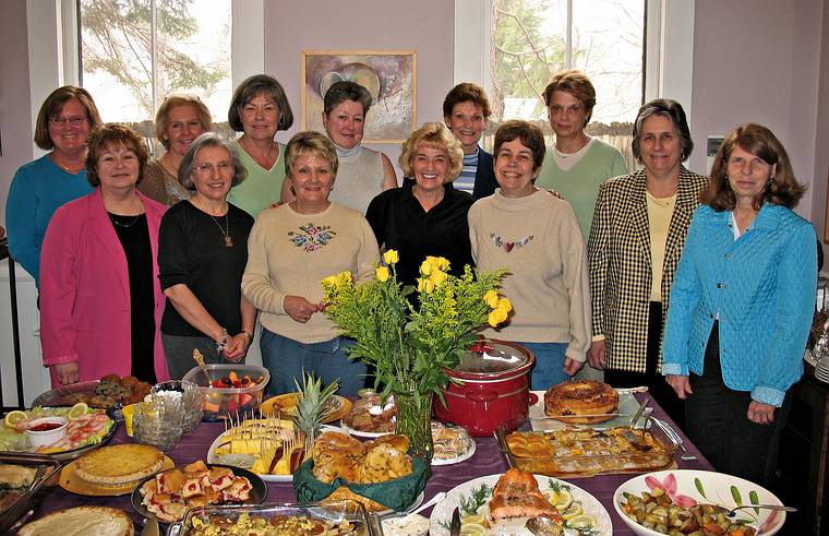 April 13, 2008 - Merrimac, Massachusetts.<br />Joyce's High School class get together.<br />Bunny, Joyce, Kathy, Joyce, Maureen, Carol, Elaine, Eileen, Diane, Pat, Barbara, Joyce, Franni.