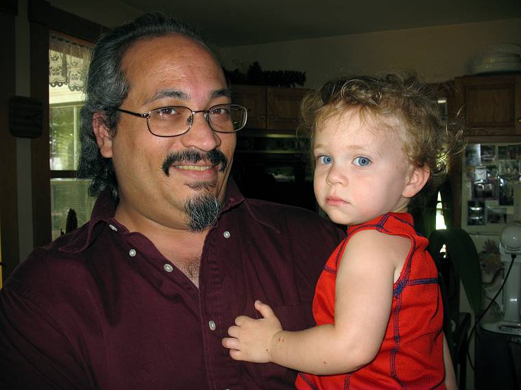May 11, 2008 - Mothers' Day, Merrimac, Massachusetts.<br />Carl and Matthew.