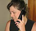 May 11, 2008 - Mothers' Day, Merrimac, Massachusetts.<br />Mother Holly talking to Melody.