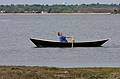 May 16, 2008 - Salisbury State Park, Salisbury, Massachusetts.<br />A Lowell's Boat Shop dory which the owner dubbed "Black Crow".