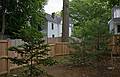 June 1, 2008 - Merrimac, Massachusetts.<br />The new fence, looking towards Donna's house.