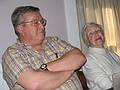June 7, 2008 - Merrimac, Massachusetts.<br />Carl's and Egils' birthday celebration.<br />Uldis and his mother Mirdza.