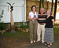 June 10. 2008 - Merrimac, Massachusetts.<br />Salvador's and Asuncion's visit from Spain.<br />Asuncion, Salvador, and Joyce in the driveway.
