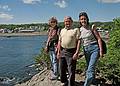 June 12, 2008 - Ogunquit, Maine.<br />Joyce, Salvador, and Asuncion on the Marginal Way.