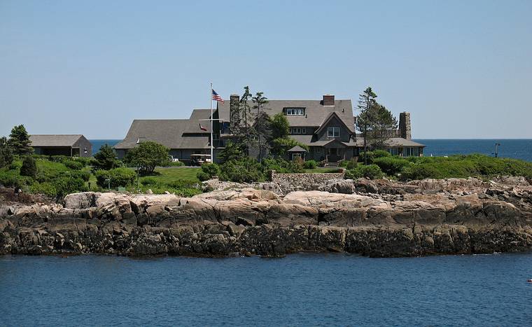 June 12, 2008 - Kennebunkport, Maine.<br />Former President George Bush's estate and summer residence at Walker Point.