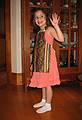 June 29, 2008 - Merrimac, Massachusetts.<br />Miranda modeling the finished apron.