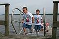 July 4, 2008 - At John and Priscilla's in Newmarket, New Hampshire.<br />Toby and Jonah.