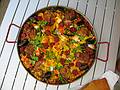 July 13, 2008 - Lawrence, Massachusetts.<br />The making of a Spanish paella (Time-Life: The Cooking of Spain and Portugal).<br />The perfect paella.
