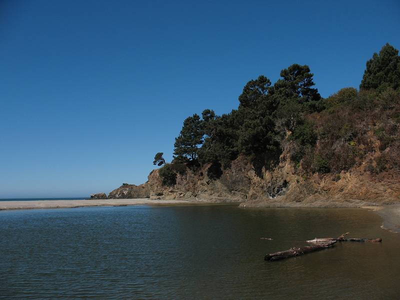 Sept. 1, 2008 - Mendocino Bay and Big River at Mendocino, California.