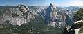 Sept 4, 2008 - Glacier Point, Yosemite National Park, California.<br />Composite of six photos.