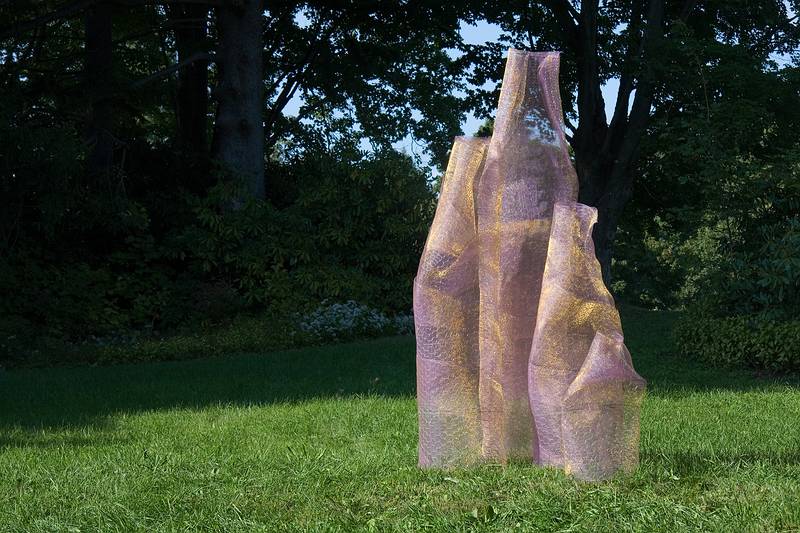 Sept. 13, 2008 - Maudslay State Park, Newburyport, Massachusetts.<br />Installation day of the 10th aniversary Outdoor Sculpture Show.